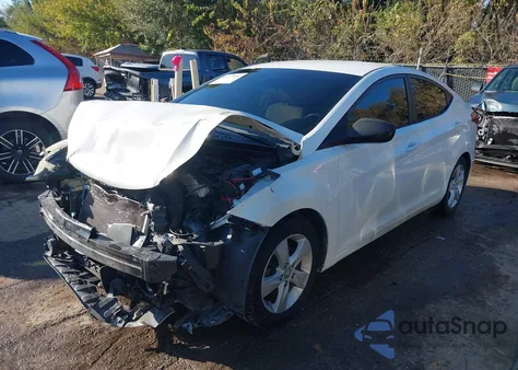 2013 Hyundai Elantra Gls from USA, damaged, VIN 5NPDH4AE8DH254902